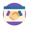 Multipage ASSO - Site complet pour les associations Icône représentant l'offre Multipage ASSO, un site pour les associations avec plusieurs pages pour valoriser leurs actions.